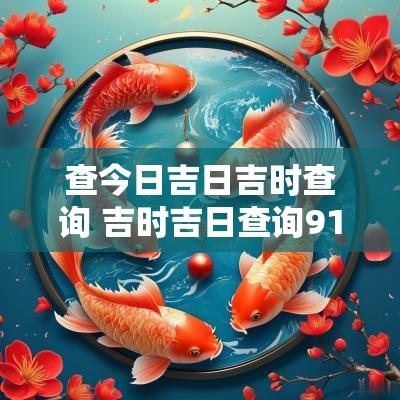 查今日吉日吉时查询 吉时吉日查询911