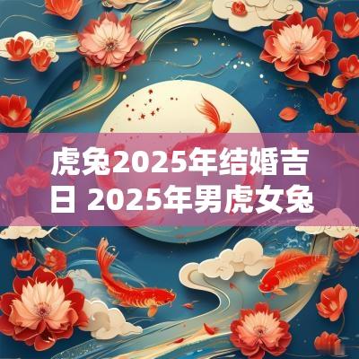 虎兔2025年结婚吉日 2025年男虎女兔结婚吉日一览表