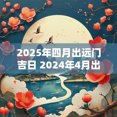 2025年四月出远门吉日 2025年4月出远门最佳日子