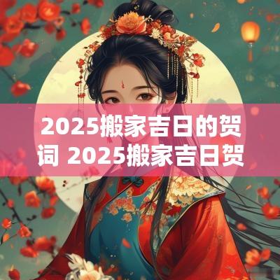 2025搬家吉日的贺词 2025搬家吉日贺语