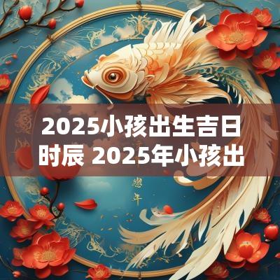 2025小孩出生吉日时辰 2025年小孩出生最佳月份