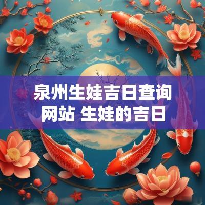 泉州生娃吉日查询网站 生娃的吉日