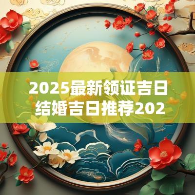 2025最新领证吉日 结婚吉日推荐2025