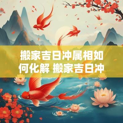 搬家吉日冲属相如何化解 搬家吉日冲自己的属相怎么破解