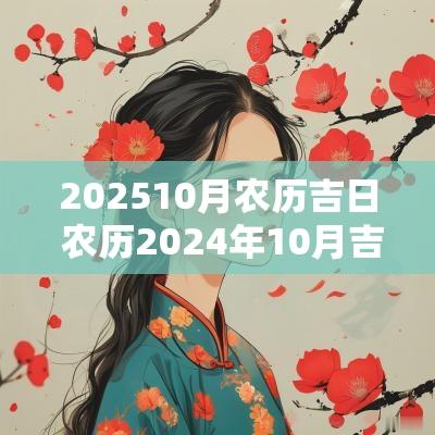 202510月农历吉日 农历2025年10月吉日
