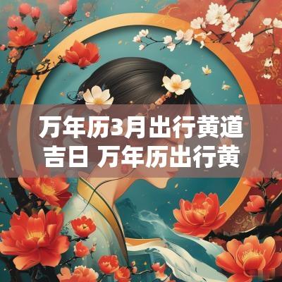 万年历3月出行黄道吉日 万年历出行黄道吉日大全