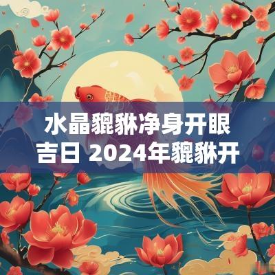 水晶貔貅净身开眼吉日 2025年貔貅开眼吉日一览表