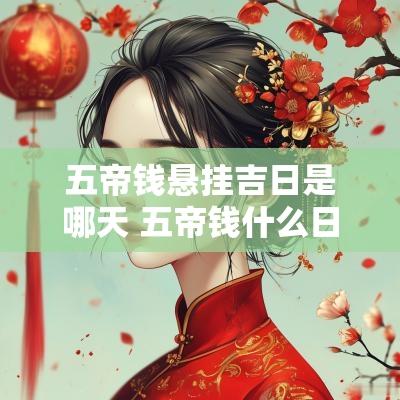 五帝钱悬挂吉日是哪天 五帝钱什么日子挂最吉利