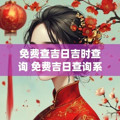 免费查吉日吉时查询 免费吉日查询系统官网