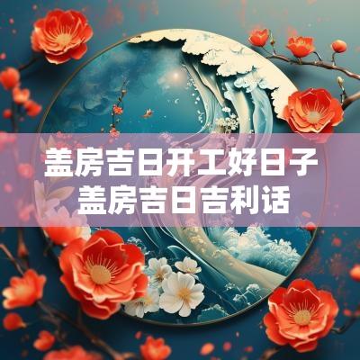盖房吉日开工好日子 盖房吉日吉利话