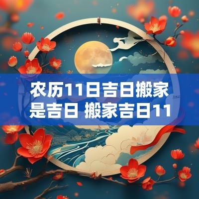 农历11日吉日搬家是吉日 搬家吉日11月11日