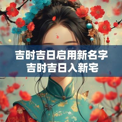 吉时吉日启用新名字 吉时吉日入新宅