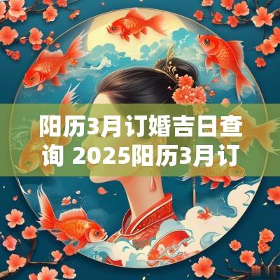 阳历3月订婚吉日查询 2025阳历3月订婚吉日