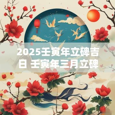 2025壬寅年立碑吉日 壬寅年三月立碑吉日查询