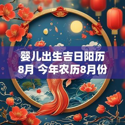 婴儿出生吉日阳历8月 今年农历8月份生宝宝吉日