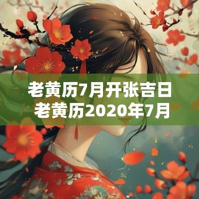 老黄历7月开张吉日 老黄历2025年7月乔迁吉日