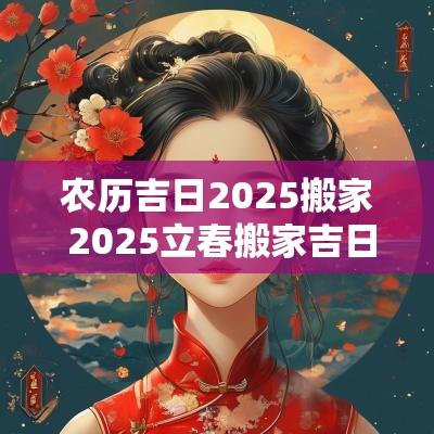 农历吉日2025搬家 2025立春搬家吉日时辰