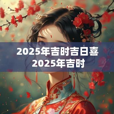 2025年吉时吉日喜 2025年吉时