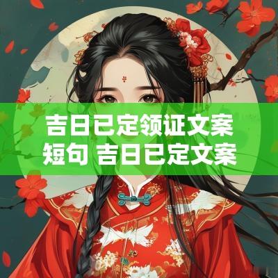 吉日已定领证文案短句 吉日已定文案