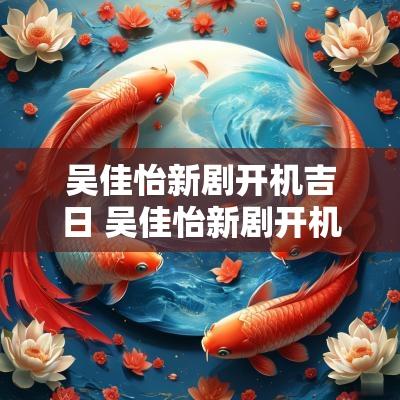 吴佳怡新剧开机吉日 吴佳怡新剧开机2025