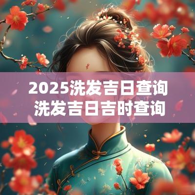 2025洗发吉日查询 洗发吉日吉时查询表