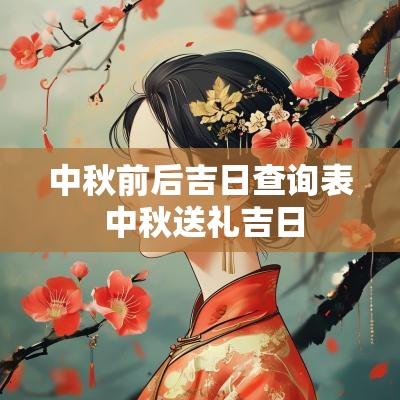 中秋前后吉日查询表 中秋送礼吉日
