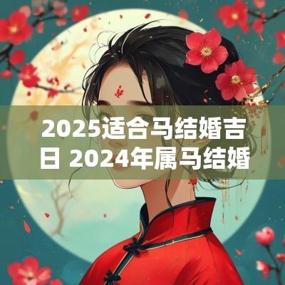 2025适合马结婚吉日 2025年属马结婚吉日一览表