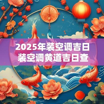 2025年装空调吉日 装空调黄道吉日查询