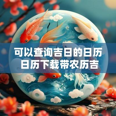 可以查询吉日的日历 日历下载带农历吉日