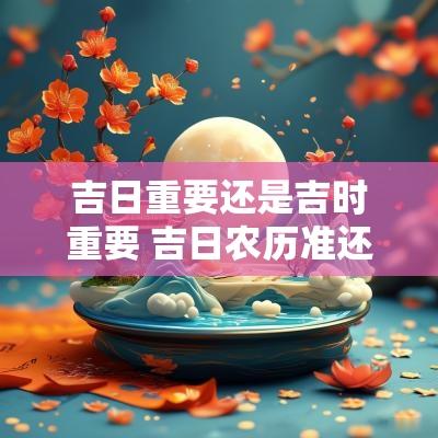 吉日重要还是吉时重要 吉日农历准还是阳历准