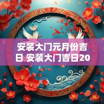 安装大门元月份吉日 安装大门吉日2025农历