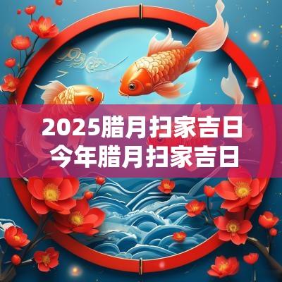 2025腊月扫家吉日 今年腊月扫家吉日