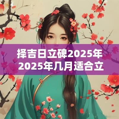 择吉日立碑2025年 2025年几月适合立碑