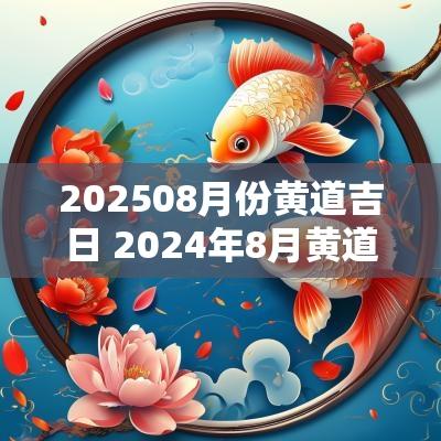 202508月份黄道吉日 2025年8月黄道吉日一览表老黄历