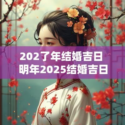 202了年结婚吉日 明年2025结婚吉日一览表