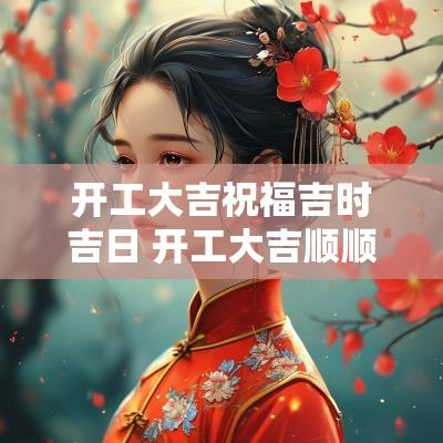 开工大吉祝福吉时吉日 开工大吉顺顺利利吉日吉时