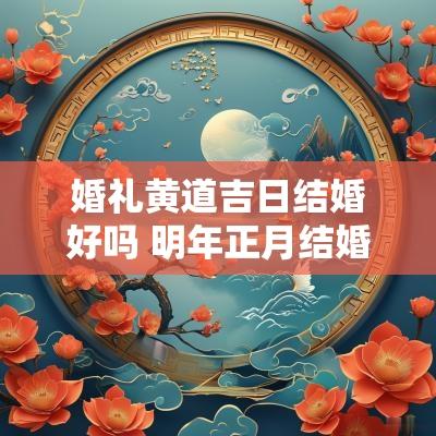 婚礼黄道吉日结婚好吗 明年正月结婚黄道吉日