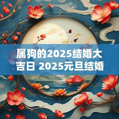 属狗的2025结婚大吉日 2025元旦结婚吉日一览表