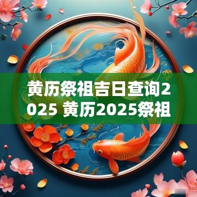 黄历祭祖吉日查询2025 黄历2025祭祖吉日查询