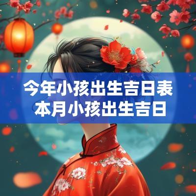 今年小孩出生吉日表 本月小孩出生吉日吉时