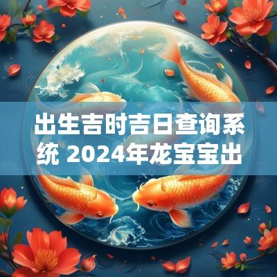 出生吉时吉日查询系统 2025年龙宝宝出生吉日吉时