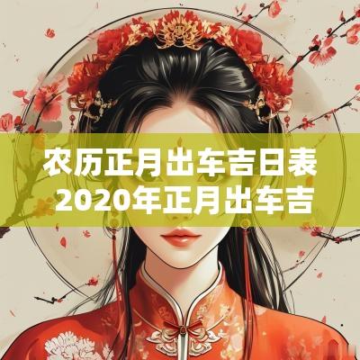 农历正月出车吉日表 2025年正月出车吉日