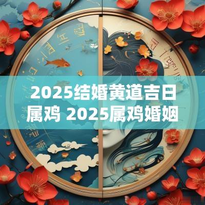 2025结婚黄道吉日属鸡 2025属鸡婚姻黄道吉日