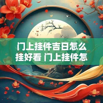 门上挂件吉日怎么挂好看 门上挂件怎么挂比较好看