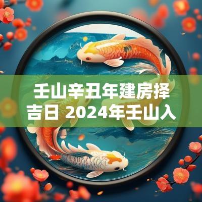 壬山辛丑年建房择吉日 2025年壬山入宅吉日