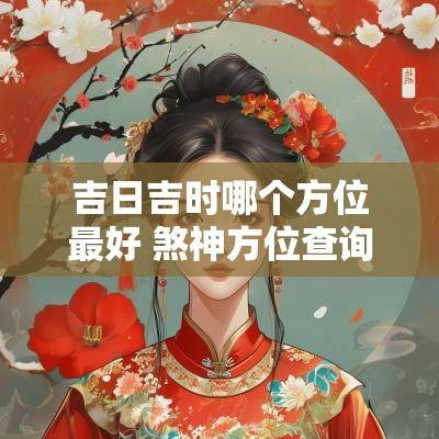 吉日吉时哪个方位最好 煞神方位查询吉日吉时