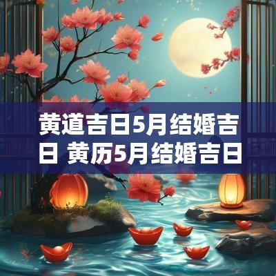 黄道吉日5月结婚吉日 黄历5月结婚吉日