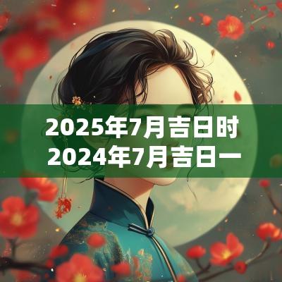 2025年7月吉日时 2025年7月吉日一览表