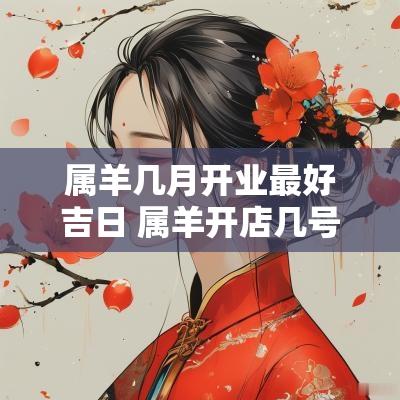 属羊几月开业最好吉日 属羊开店几号是吉日 属羊几月开业最好吉日 属羊开店几号是吉日