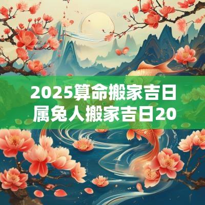 2025算命搬家吉日 属兔人搬家吉日2025